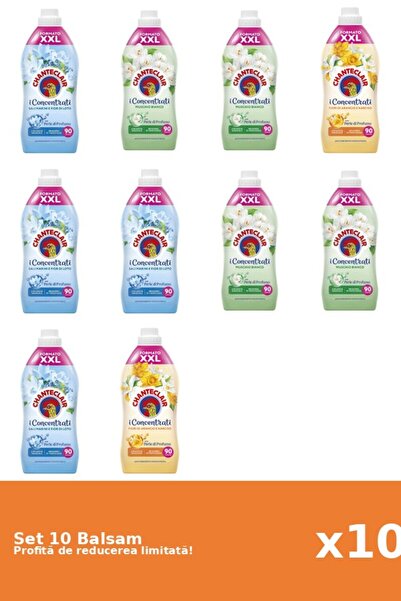 Chanteclair Set 10 Balsam Chanteclair: 4xLotus, 4xMosc Alb, 2xPortocale