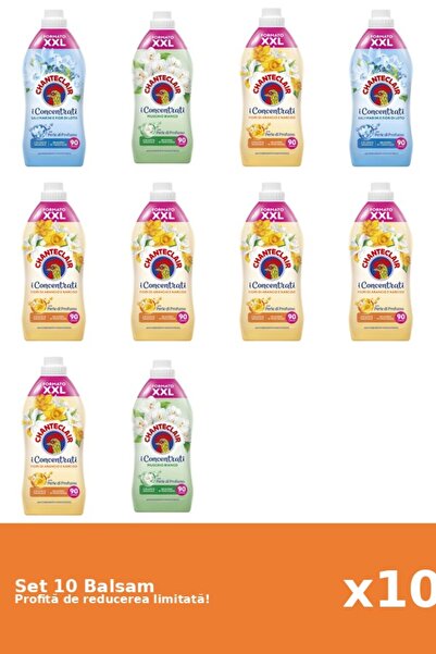 Chanteclair Set of 10 Chanteclair Balms: 2xLotus, 2xWhite Musk, 6xOrange