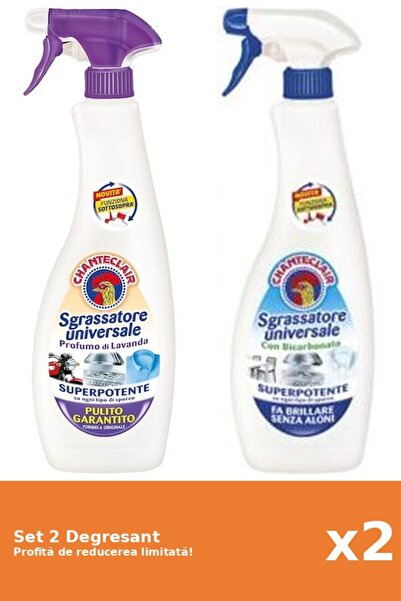 Chanteclair Set 2 Chanteclair Degreaser: 1xWhite Musk, 1xBicarbonate