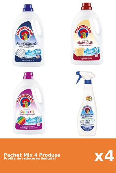 Chanteclair Set 4 Mix Chanteclair: 3 Detergent, 1 Degresant