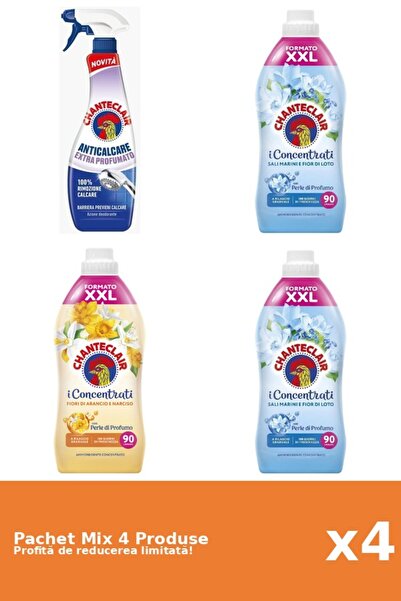 Chanteclair Set 4 Mix Chanteclair: 1 Anticalcar, 3 Balsam