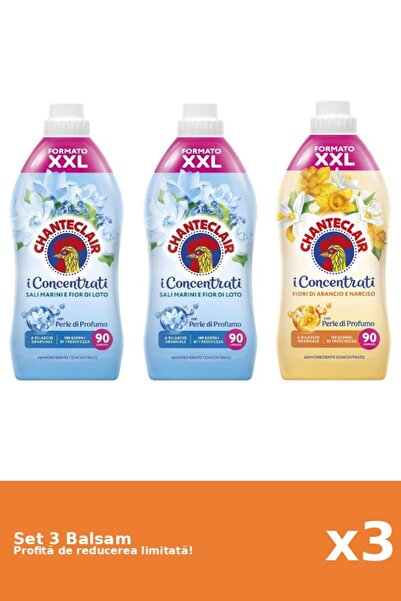 Chanteclair Set of 3 Chanteclair conditioners: 2xLotus, 1xOrange