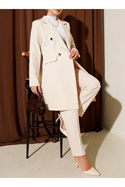 Burcia Double-Breasted Double-Breasted Blazer Jacket Double Suit