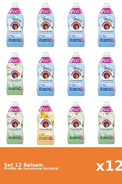 Chanteclair Set 12 Balsam Chanteclair: 7xLotus, 4xMosc Alb, 1xPortocale