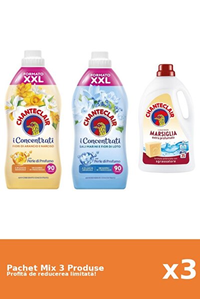 Chanteclair Set 3 Mix Chanteclair: 2 Balsam, 1 Detergent