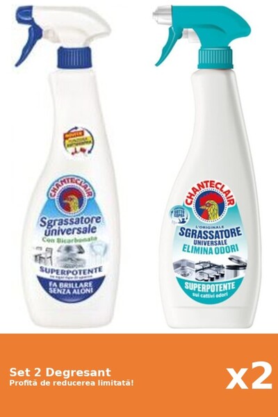 Chanteclair Set 2 Chanteclair Degreaser: 1xBicarbonate, 1xAntiOdor