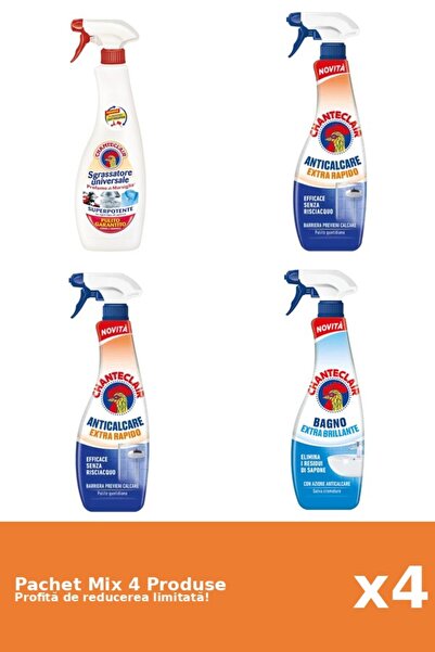 Chanteclair Set 4 Mix Chanteclair: 1 Degresant, 3 Anticalcar