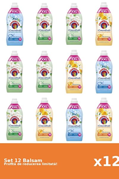 Chanteclair Set 12 Balsam Chanteclair: 3xLotus, 5xMosc Alb, 4xPortocale