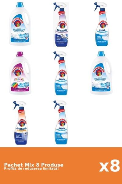 Chanteclair Set 8 Mix Chanteclair: 3 Detergent, 5 Anticalcar