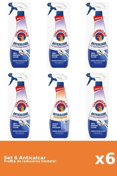 Chanteclair Set 6 Anticalcar Chanteclair: 5xParfumat, 1xRapid