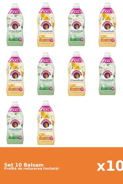 Chanteclair Set 10 Balsam Chanteclair: 5xMosc Alb, 5xPortocale