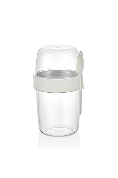 YAZICI Yogurt Container Set 300 ml + 600 ml – Portable, Bpa-Free Breakfast an...