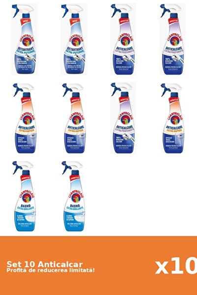 Chanteclair Set of 10 Chanteclair Anti-limescale: 2xStrong, 3xScented, 3xRapi...