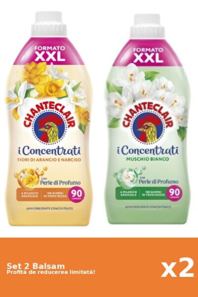 Chanteclair Set 2 Balsam Chanteclair: 1xPortocale, 1xMosc Alb