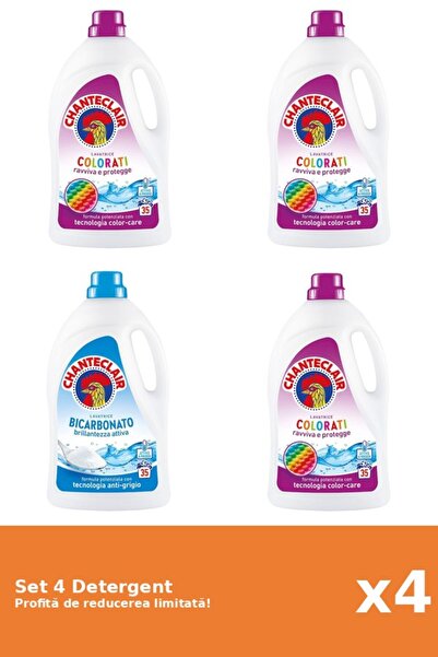 Chanteclair Set 4 Detergent Chanteclair: 3xColor, 1xBicarbonat
