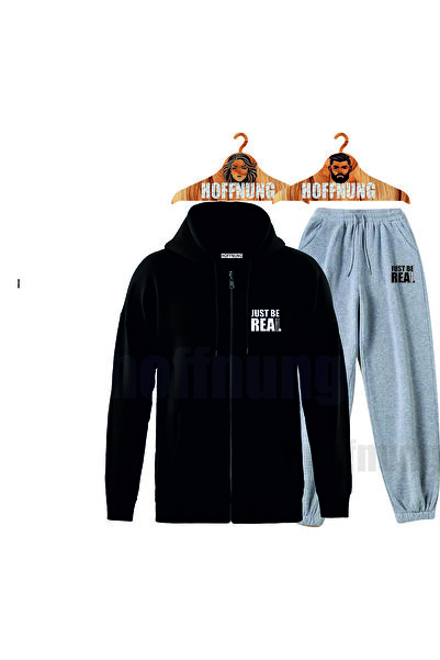 HOFFNUNG Men's Casual Short Sleeve Set with Blank Print Outdoor Spring/Summer...