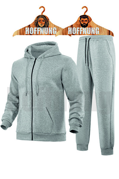 HOFFNUNG Men's Casual Short Sleeve Set with Blank Print Outdoor Spring/Summer...