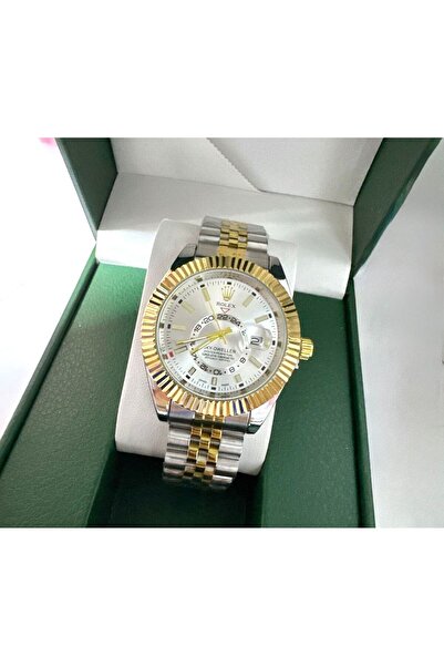 Rolex ساعة طبق الأصل.. تعمل بالبطارية