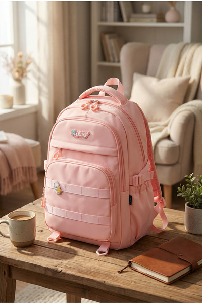 qixihu Σχολική τσάντα Luna Pink Premium