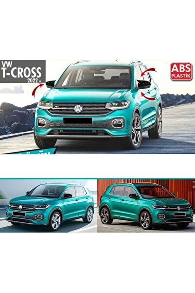 Tuning Vadisi T-Cross Batman Yarasa Ayna Kapağı Piano Black / 2017 sonrası Tc...