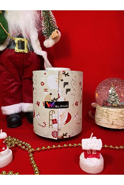 W/Blond Noel Desenli Kuaför Folyosu