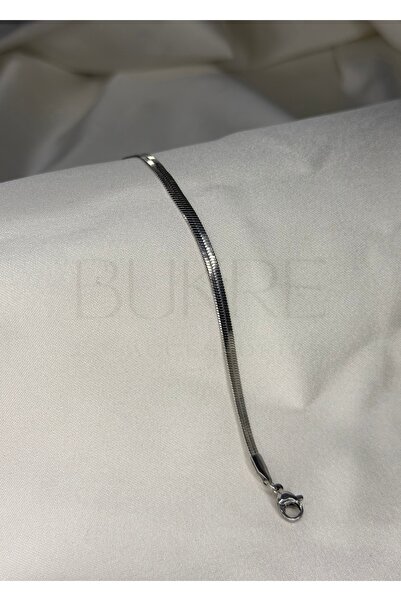 stainles steel سوار سلسلة إيطالي فضي من الفولاذ المقاوم للصدأ للجنسين