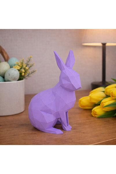 Sani Figurină, Iepuraș de Paște 80 x 80 x 140 mm, Violet