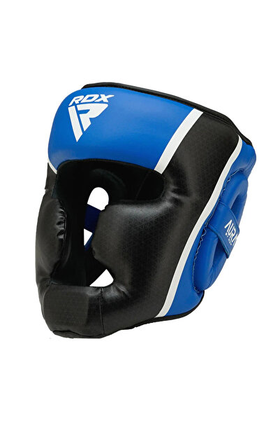 RDX Aura Plus T-17 Boxing Helmet, Blue/Black, S