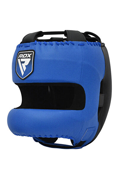 RDX Casca box Apex, cu protectie nas, Bleumarin, XL