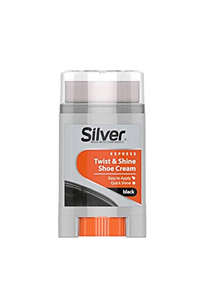 Silver Liquid Shoe Cream with Applicator, Silver, Black, 50 ml x 6 Pieces