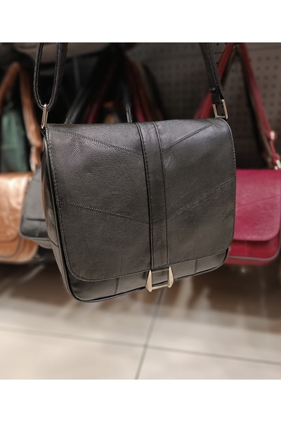 Sellona Bags Hakiki Deri Orta boy Kadın Omuz ve Postacı Çanta