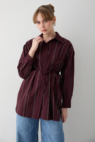 Melike Tatar Stoned Poplin Shirt 32-2620