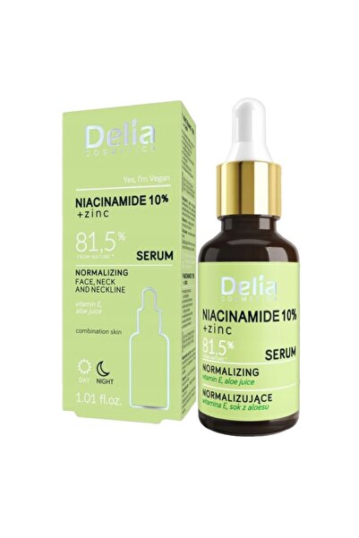 Delia Normalizing Serum for Face and Neck Cosmetics, with Niacinamide and Zin...