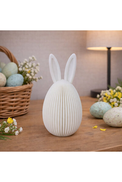 Sani Figurine Sani, Egg with ears 64 Х 64 Х 140 mm, White