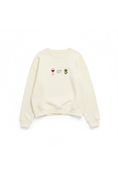 Trakya Sweatshirt Ekru