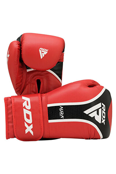 RDX AURA PLUS T-17 Boxing Gloves, Red/Black, 16oz