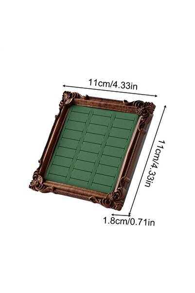 Choice حامل خواتم أخضر عتيق، منظم مجوهرات أوروبي، حامل حلي أنيق لغرفة النوم، ...