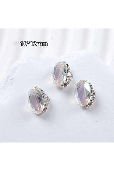 Choice 12 قطعة من أحجار الراين الكريستالية ثلاثية الأبعاد الشفافة على شكل بيض...