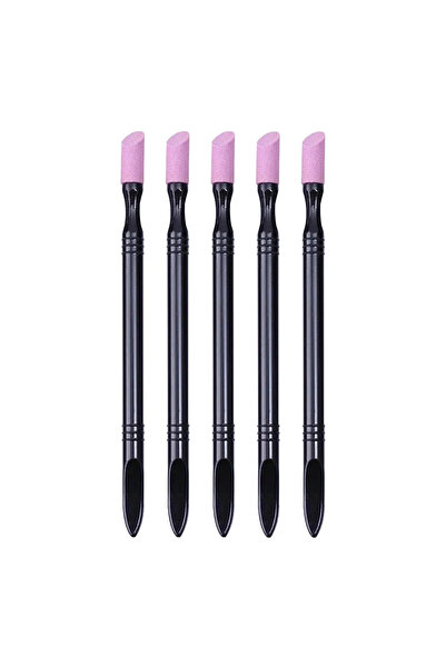 Choice A0135 - 5 قطع سوداء - بيع بالجملة قطعة واحدة/5 قطع مبرد أظافر، أداة دف...