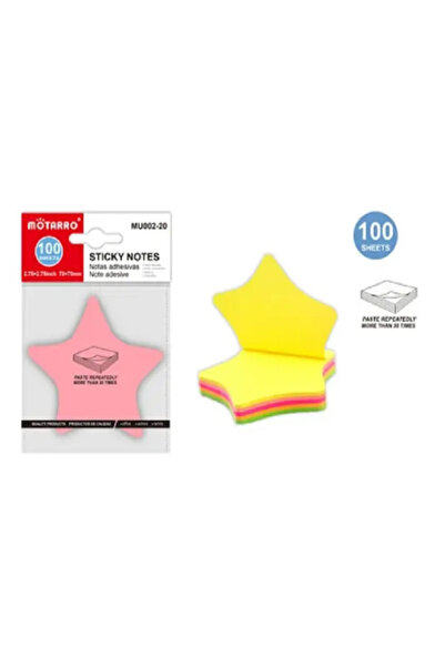 MOTARRO MU002-20 Sticky Notes, Self Adhesive Memo Note Pads for Office, Schoo...