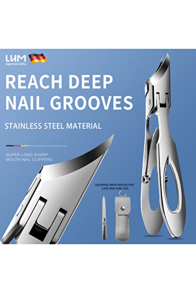 Choice Straight Blade Toenail Clippers for Thick & Ingrown Nails, High Temp F...