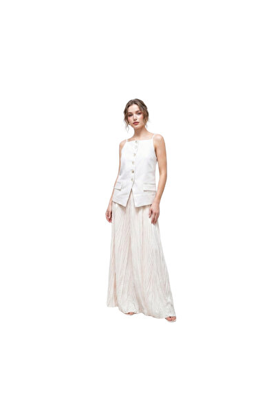 Quzu Kadın Elbise ELB01483 Bej