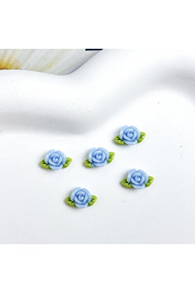 Choice 20pcs 20pc Luminous Rose Carved Nail Art Decoration Accessories Resin ...
