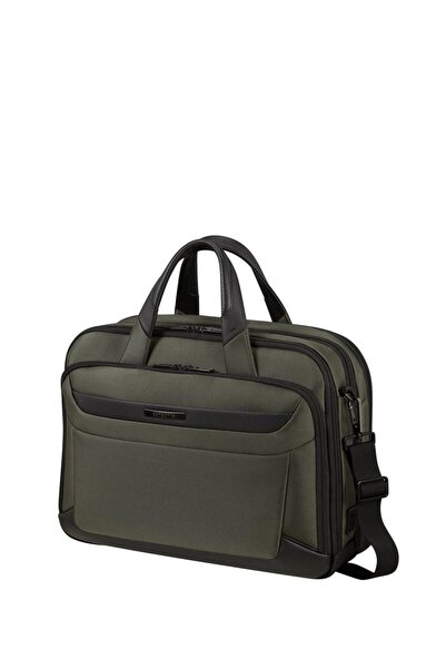 Samsonite PRO-DLX – Expandable 15.6 inch Laptop Bag, Green