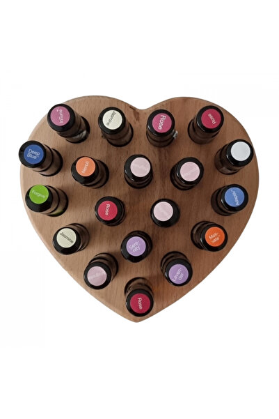 MAGIC DROPS Suport handmade din lemn de fag pentru 18 Touch-uri - I Love My Oils