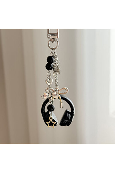 Choice حقيبة سماعات موسيقية مع سلسلة مفاتيح وسلسلة هاتف - حقيبة سماعات، هاتف ...