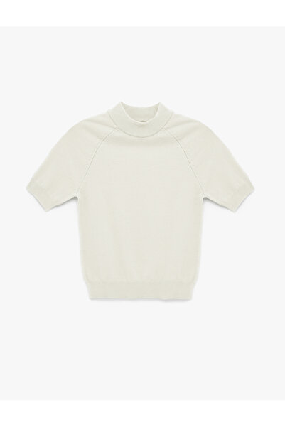 Koton Pulover de tricotaj cu maneci scurte cu guler