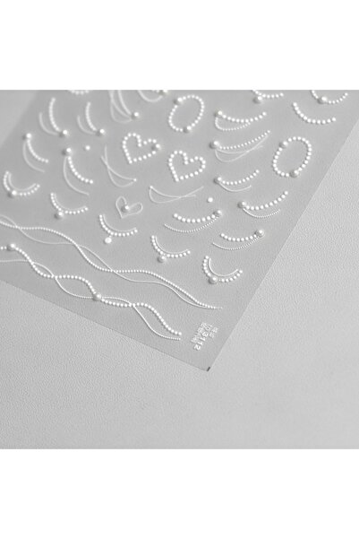 Choice قطعة واحدة من ملصقات تزيين الأظافر الرائعة من الدانتيل الوردي، سلسلة د...