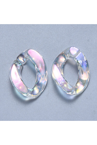 Choice AECH05-04940، 20 قطعة من حلقات الربط الأكريليكية الشفافة، موصلات سريعة...