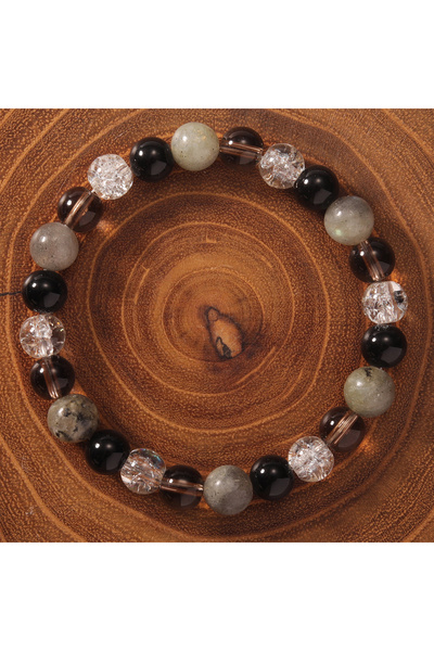 Choice L1683- أساور لابرادوريت عصرية للنساء، مصنوعة من الكريستال الطبيعي، توف...